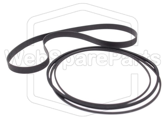 Kit cinghie ricambio per restaurazione piastra cassette vintage Sony TC-K6