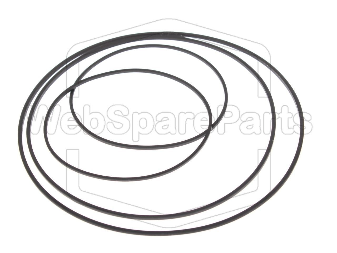 Kit cinghie ricambio per doppia piastra cassette Philips FW670P