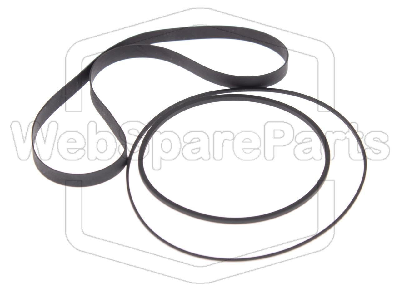 Kit cinghie per piastra a cassette stereo Kenwood KX-530