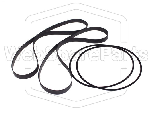 Kit cinghie ricambio per doppia piastra cassette Technics RS-X933