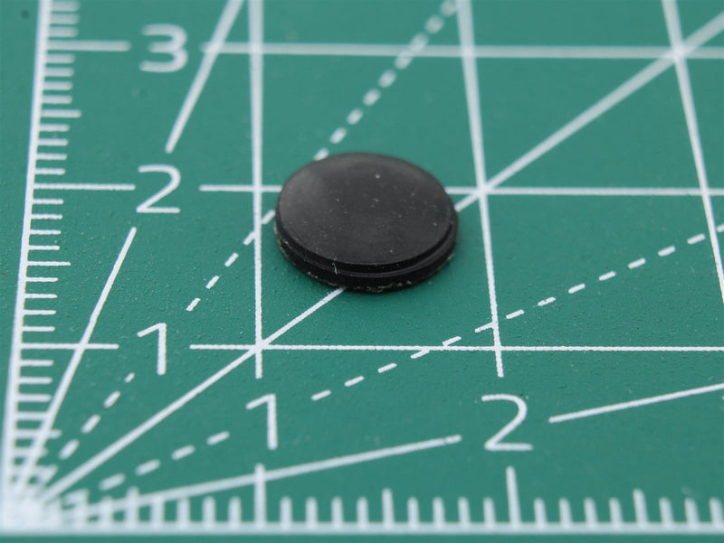 Round Rubber Foot Self-adhesive  Ø8mm x Ø2mm x height 1mm