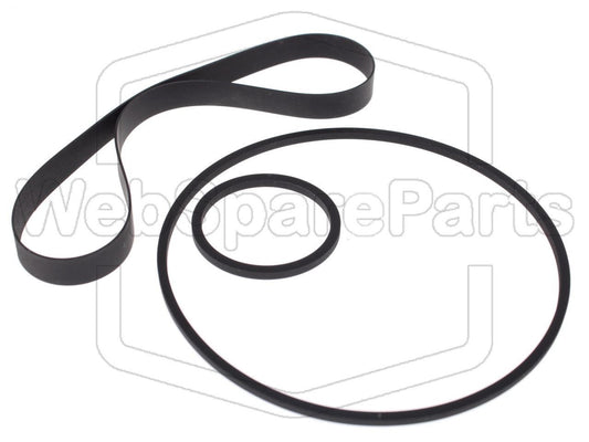 Kit cinghie ricambio per videoregistratore a cassetta Samsung SVX-303