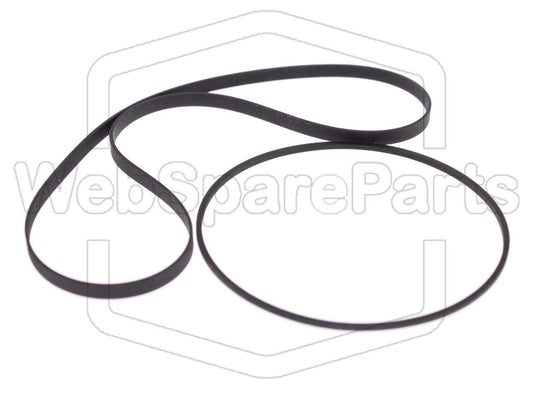 Kit cinghie ricambio per restaurazione piastra cassette vintage Harman Kardon CA-D5