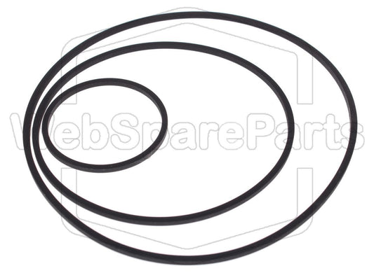 Kit cinghie ricambio per videoregistratore a cassetta Bestar VCP-980
