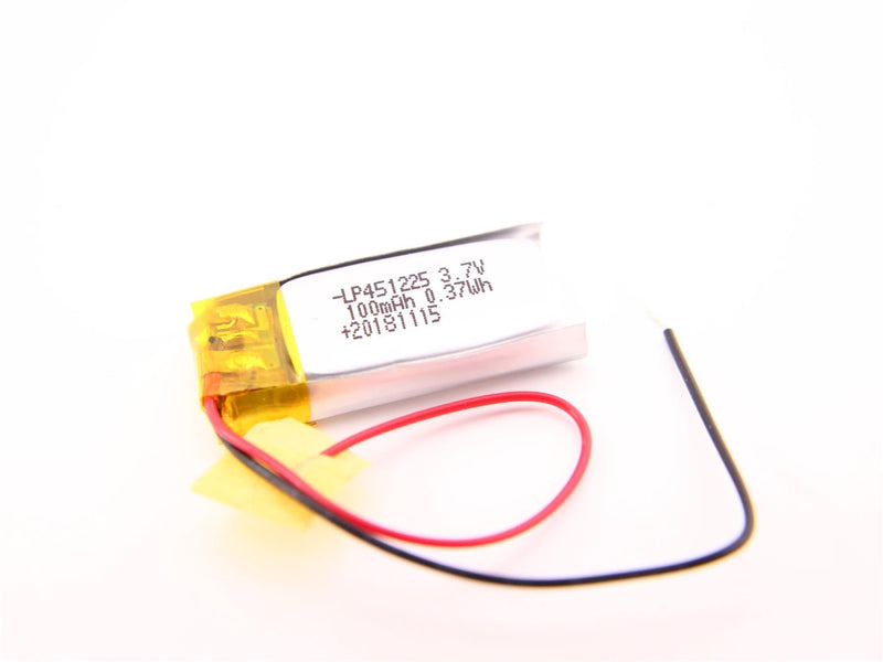 Li-Po Battery 3.7V 100mAh LP451225