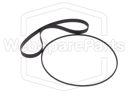 Kit cinghie ricambio per restaurazione piastra cassette vintage Sony TC-FX320