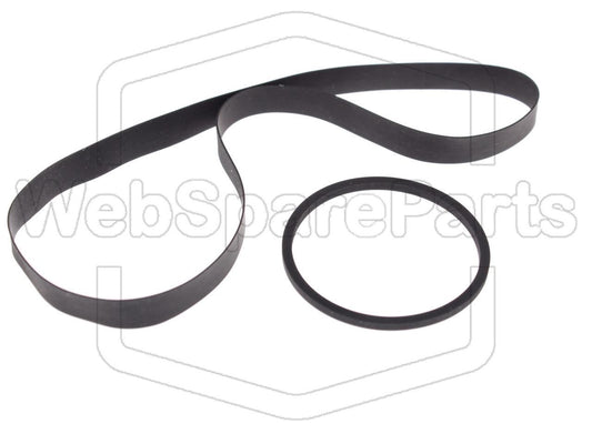Kit cinghie ricambio per videoregistratore a cassetta Toshiba V-88