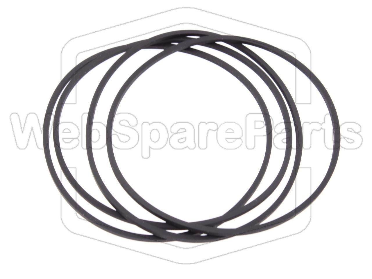 Kit cinghie ricambio per restaurazione piastra cassette vintage Sony TC-W606/M