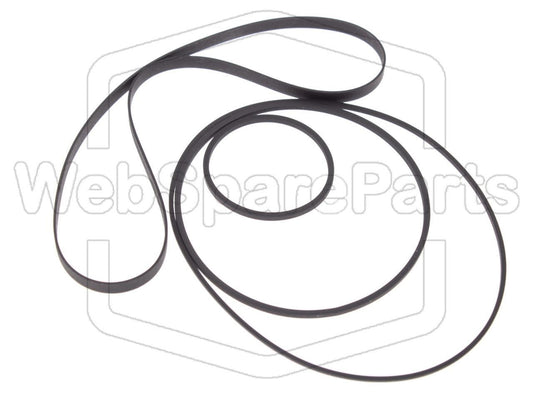 Kit cinghie ricambio per restaurazione piastra cassette vintage Pioneer CT-330