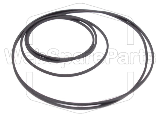 Kit cinghie ricambio per restaurazione piastra cassette vintage Hitachi D-W500