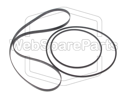 Kit cinghie ricambio per restaurazione piastra cassette vintage SAE C102