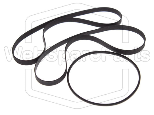 Kit cinghie ricambio per doppia piastra cassette Aiwa AD-WX717