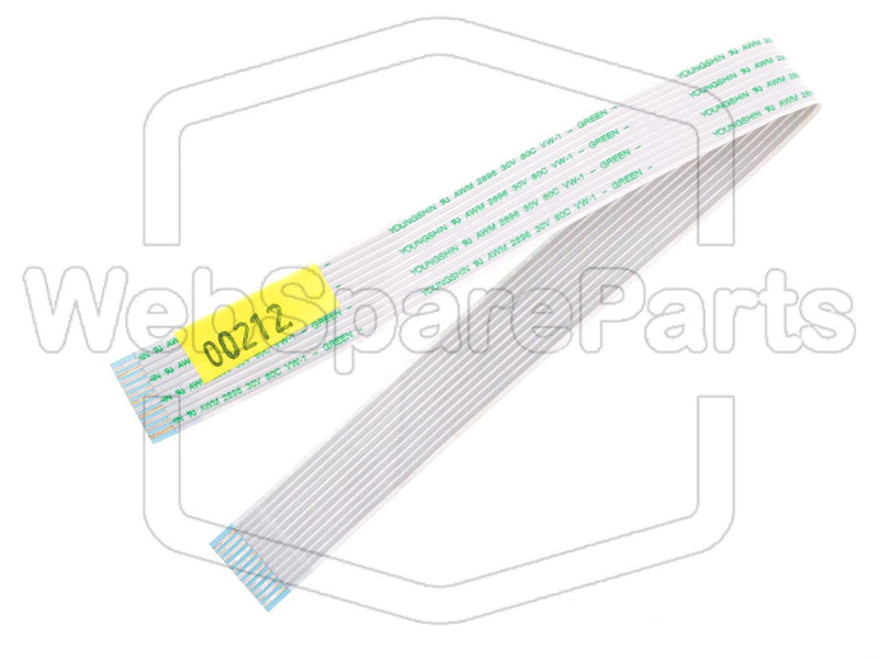 11 Pins Inverted Flat Cable L=250mm W=15.05mm