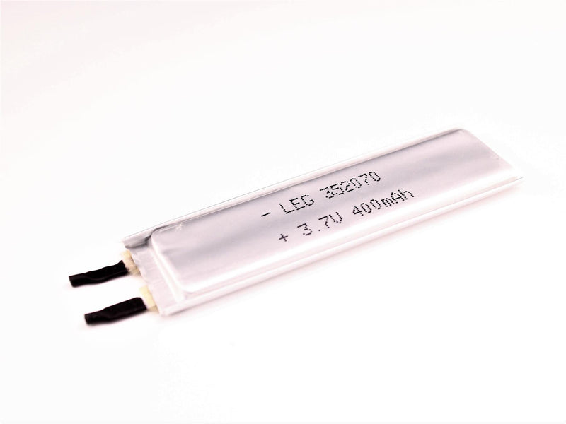 Li-Po Battery 3.7V 400mAh LEG352070 / LP352070 [3.5x20.0x70.0mm]