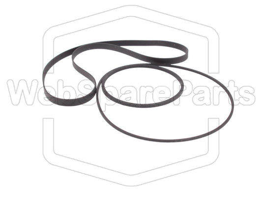 Kit cinghie ricambio per restaurazione piastra cassette vintage Sharp RT-110