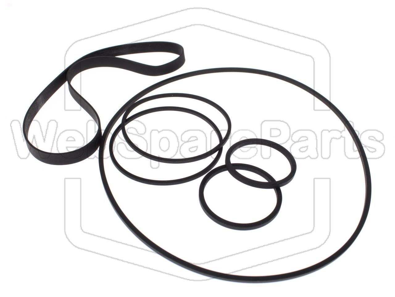 Kit cinghie ricambio per videoregistratore a cassetta Bang & Olufsen VHS-65