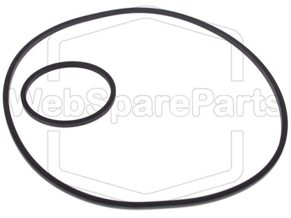Kit cinghie ricambio per videoregistratore a cassetta Toshiba V-813G