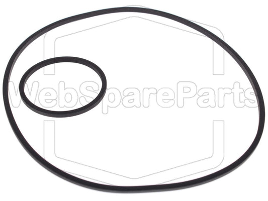 Kit cinghie ricambio per videoregistratore a cassetta Toshiba V-813G