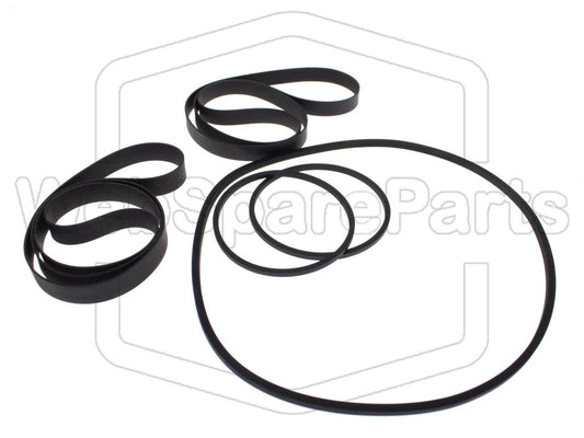 Kit cinghie ricambio per videoregistratore a cassetta Fisher VBS-7000 Betamax