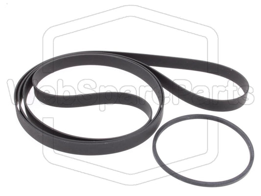 Kit cinghie ricambio per giradischi JVC L-E22