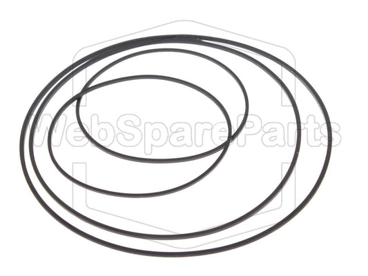 Kit cinghie ricambio per doppia piastra cassette Pioneer XR-A600
