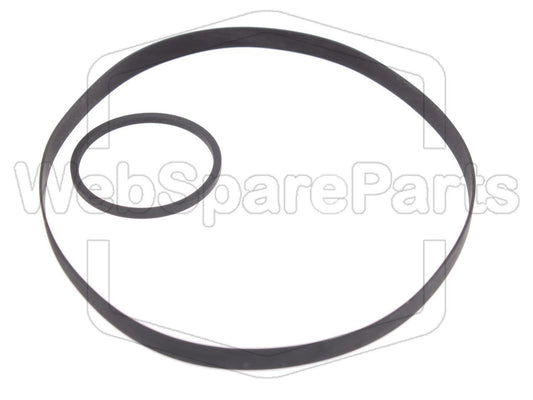 Kit cinghie ricambio per restaurazione piastra cassette vintage Sony TC-K661S