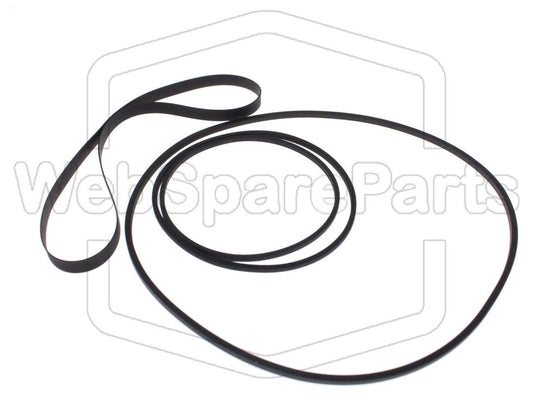 Kit cinghie ricambio per videoregistratore a cassetta Sansui S-V77 BG