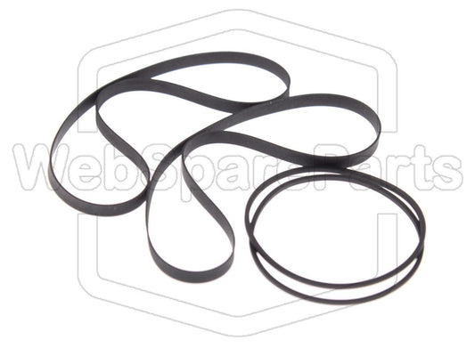 Kit cinghie ricambio per doppia piastra cassette Kenwood XF-5
