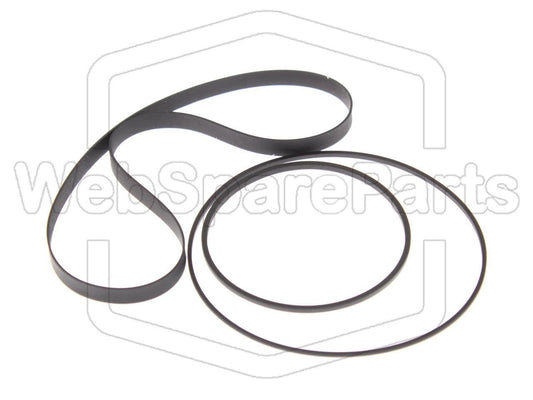 Kit cinghie ricambio per restaurazione piastra cassette vintage Sony TC-78