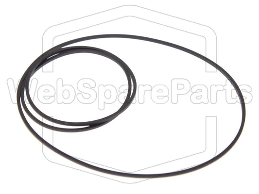 Kit cinghie ricambio per restaurazione piastra cassette vintage Yamaha MT-50