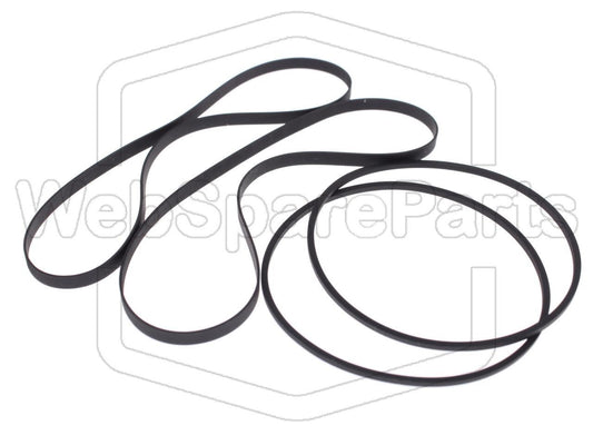 Kit cinghie ricambio per doppia piastra cassette Denon DRW-585