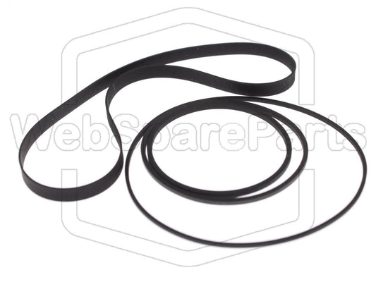 Kit cinghie ricambio per restaurazione piastra cassette vintage Sony TC-V10