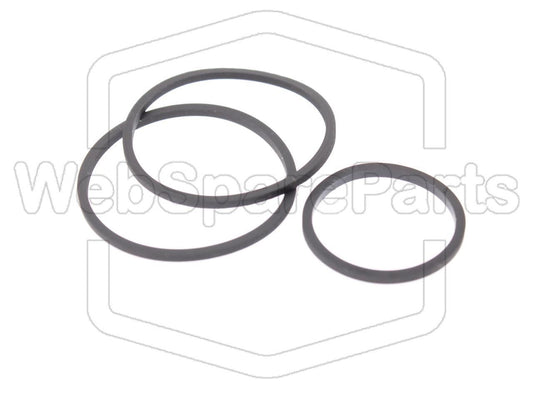 Kit cinghie ricambio per lettore CD vintage Sony HCD-S880, DAV-S880
