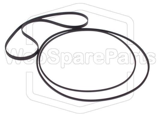 Kit cinghie ricambio per restaurazione piastra cassette vintage National Panasonic RS-612US