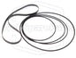 Kit cinghie ricambio per restaurazione piastra cassette vintage Kenwood KX-760