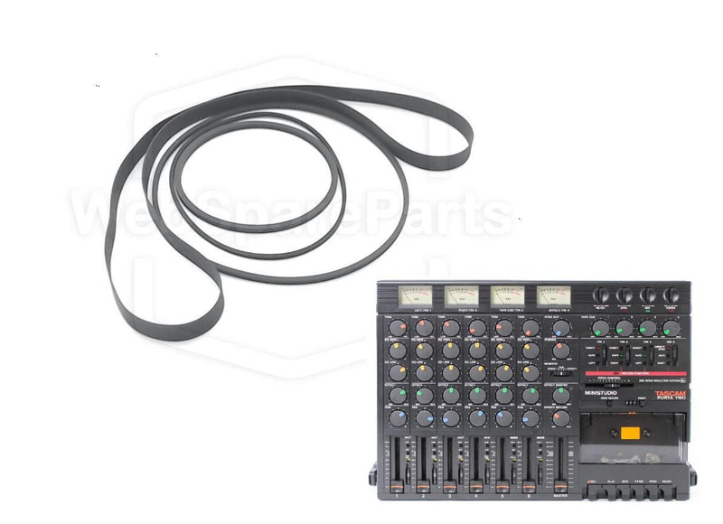 Belt Kit For Cassette Deck Teac-Tascam PORTA TWO Mini Studio