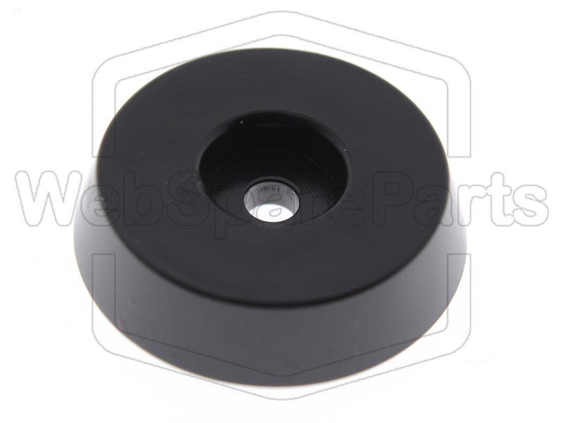 Round Polyethylene Foot With Hole Ø3.3mm Base Ø25.0mm