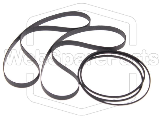 Kit cinghie ricambio per doppia piastra cassette Kenwood X-7WS