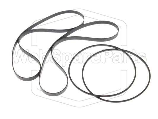 Kit cinghie ricambio per doppia piastra cassette Marantz SD535