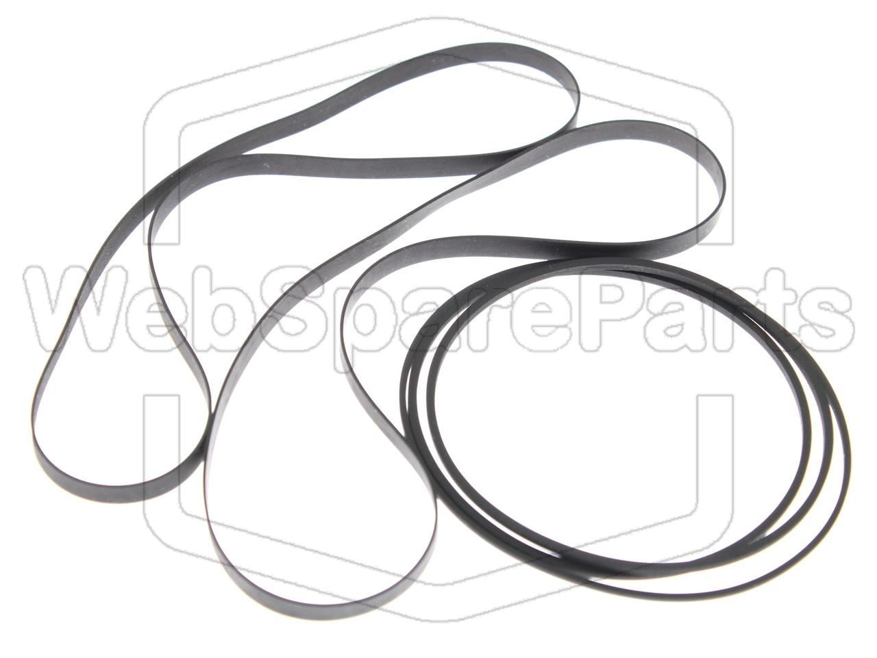 Kit cinghie ricambio per doppia piastra cassette Sharp RT-5050H