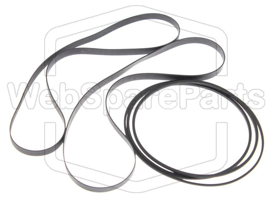 Kit cinghie ricambio per doppia piastra cassette Sharp RT-5050H
