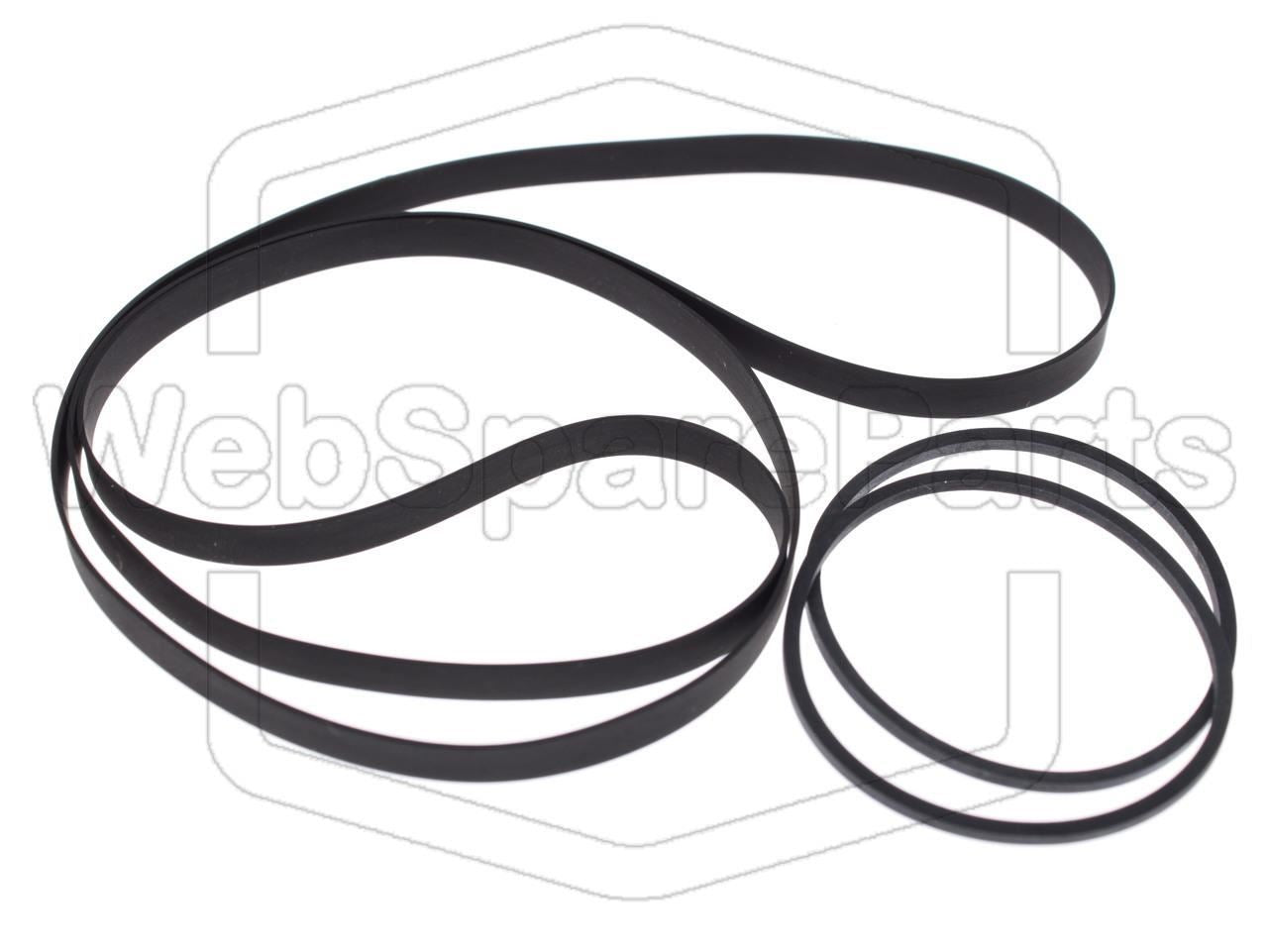Kit cinghie ricambio per giradischi Mitsubishi MC-8000