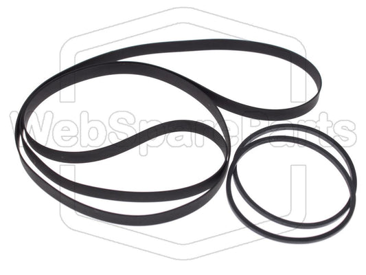 Kit cinghie ricambio per giradischi Mitsubishi MC-8000