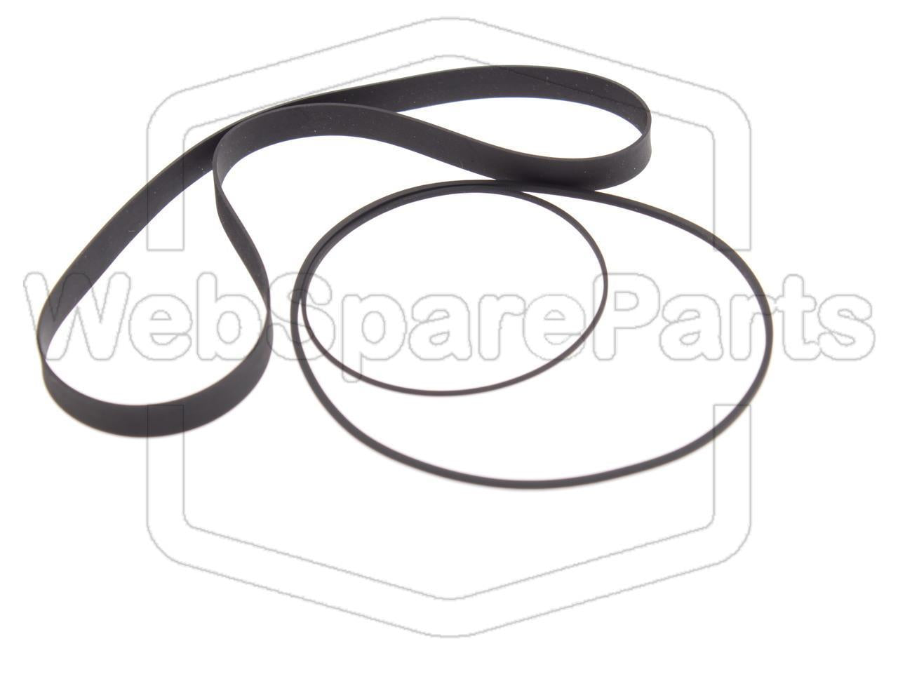 Kit cinghie ricambio per restaurazione piastra cassette vintage Pioneer CT-F8080