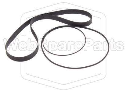 Kit cinghie ricambio per restaurazione piastra cassette vintage Pioneer CT-F8080