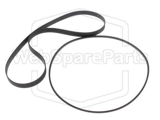 Kit cinghie ricambio per restaurazione piastra cassette vintage Sony TC-R302