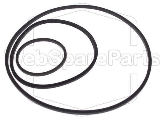 Kit cinghie ricambio per videoregistratore a cassetta JVC HR-S5900 EG