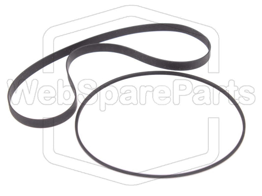 Kit cinghie ricambio per restaurazione piastra cassette vintage Pioneer CT-1260R