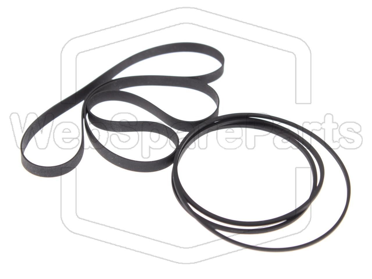 Kit cinghie ricambio per doppia piastra cassette Kenwood KX-66W