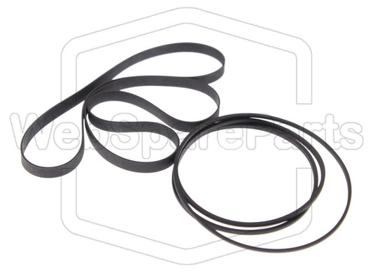 Kit cinghie ricambio per doppia piastra cassette Kenwood KX-66W